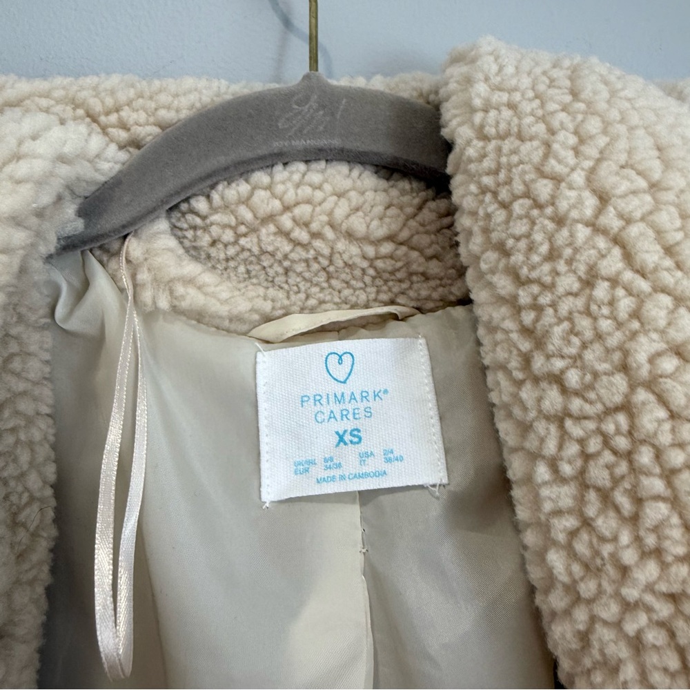 Primark Sherpa Trench Coat - Picture 4 of 4